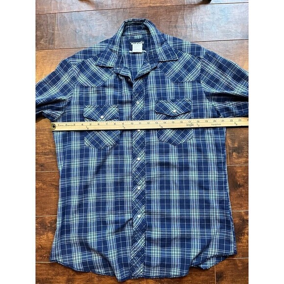 Vintage Wrangler Short Sleeve Button Down Western Shirt Mens Size M - Picture 3 of 5